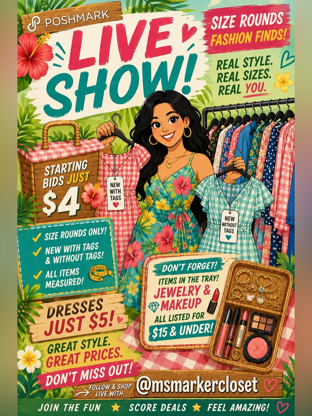Live Show Listing ! I’m LIVE !